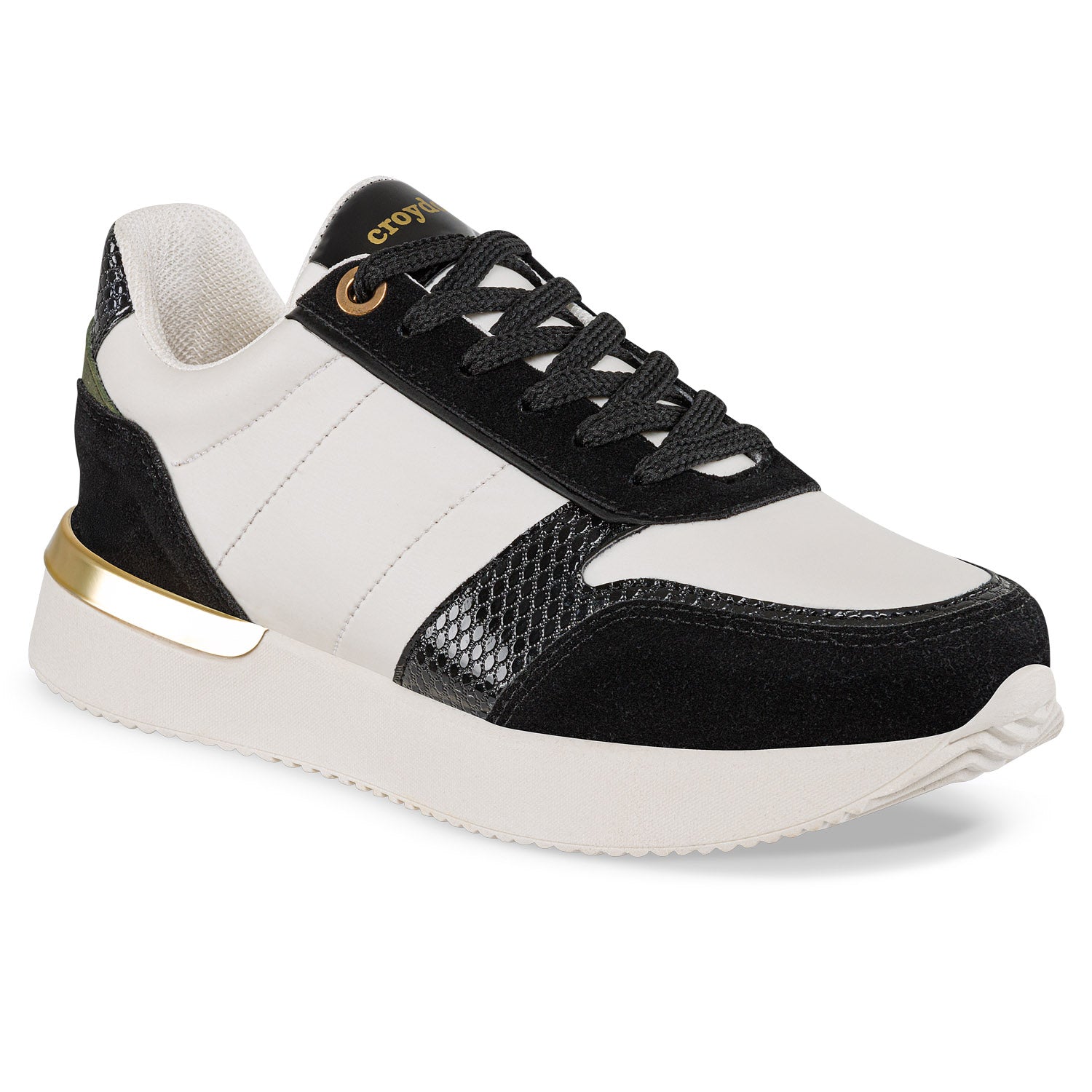 Tenis Urbanos Nuray Negro-Blanco Croydon para Mujer