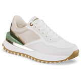 Tenis Urbanos Yeilin Beige-Verde Croydon para Mujer