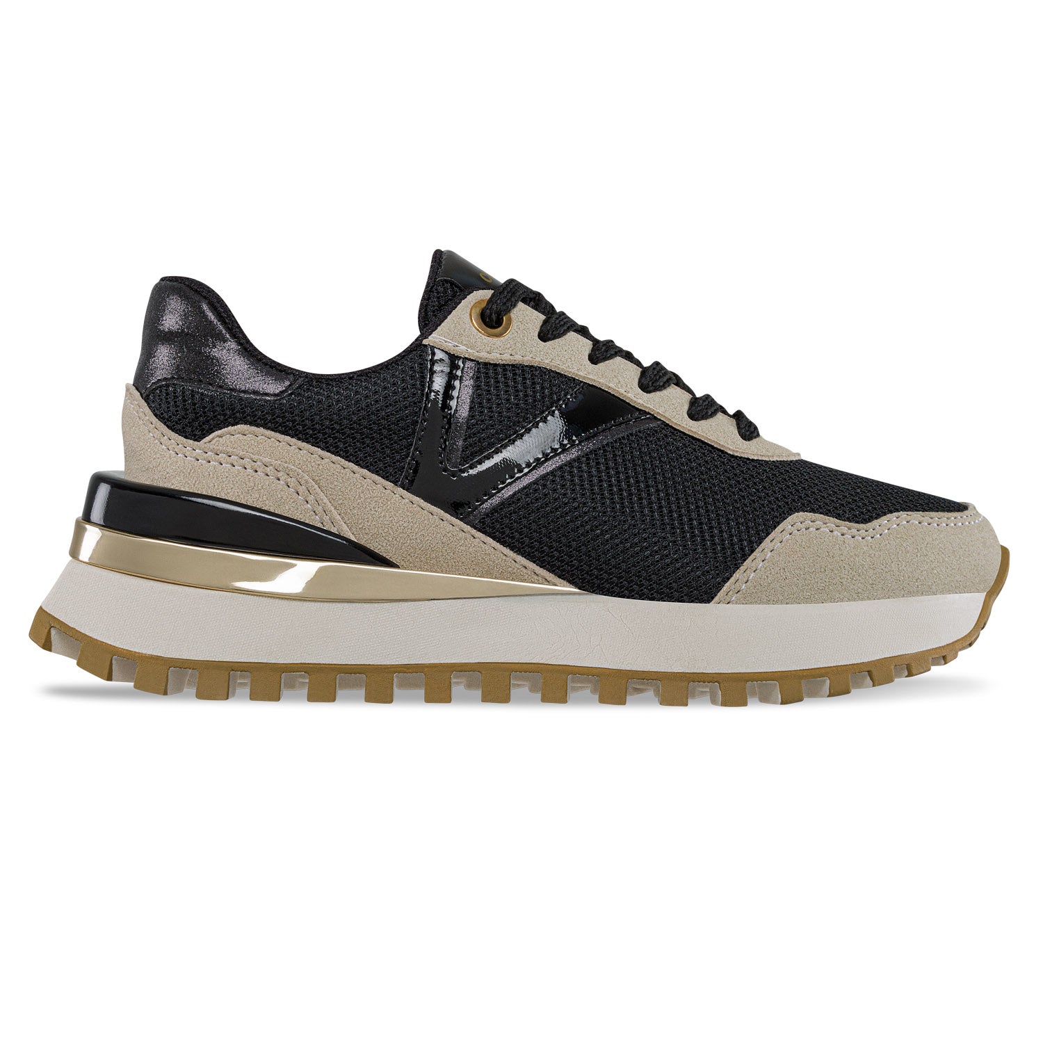 Tenis Urbanos Fiorela Negro Croydon para Mujer