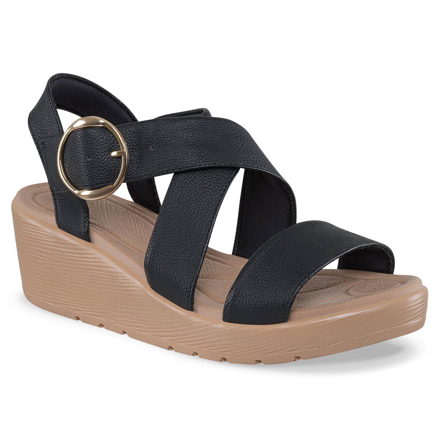 Sandalias Casuales Jaky Negro Croydon para Mujer