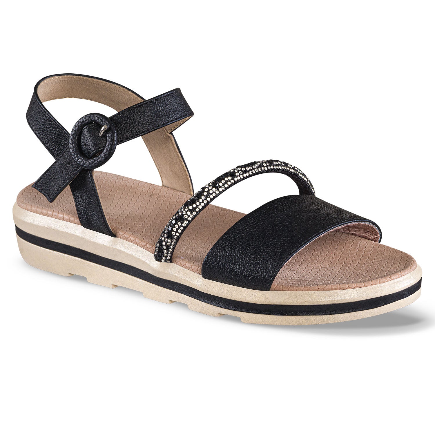 Sandalias Tacón Inna Negro Croydon para Mujer