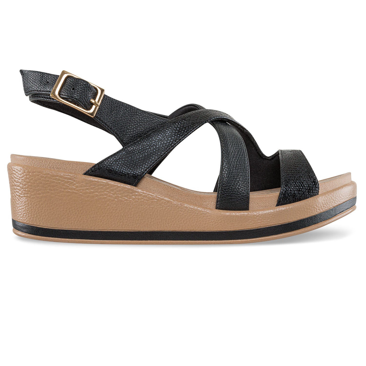 Sandalias Tacón Andrey Negro Croydon para Mujer