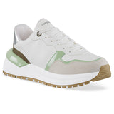 Tenis Urbanos Laudit Blanco-Verde Croydon para Mujer