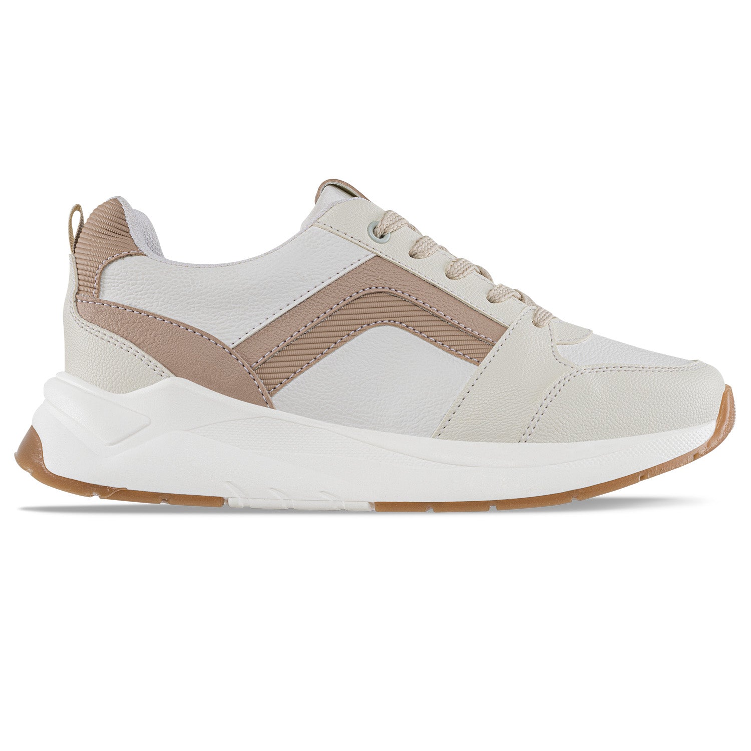 Tenis Urbanos Yannit Beige Croydon para Mujer