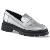Mocasines Lyrica Plata Croydon para Mujer