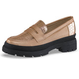 Mocasines Lyrica Oro Rosa Croydon para Mujer