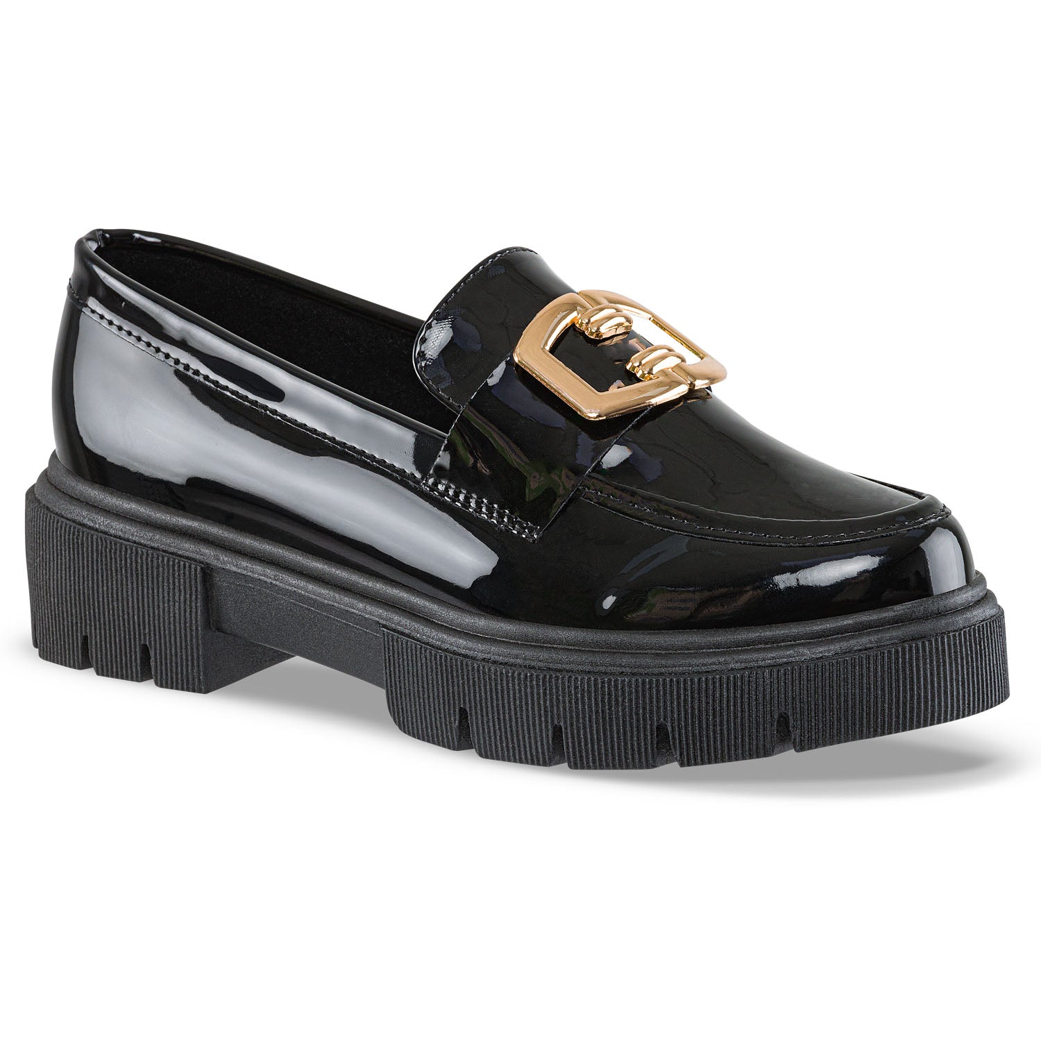 Mocasines Yustin Negro Croydon para Mujer
