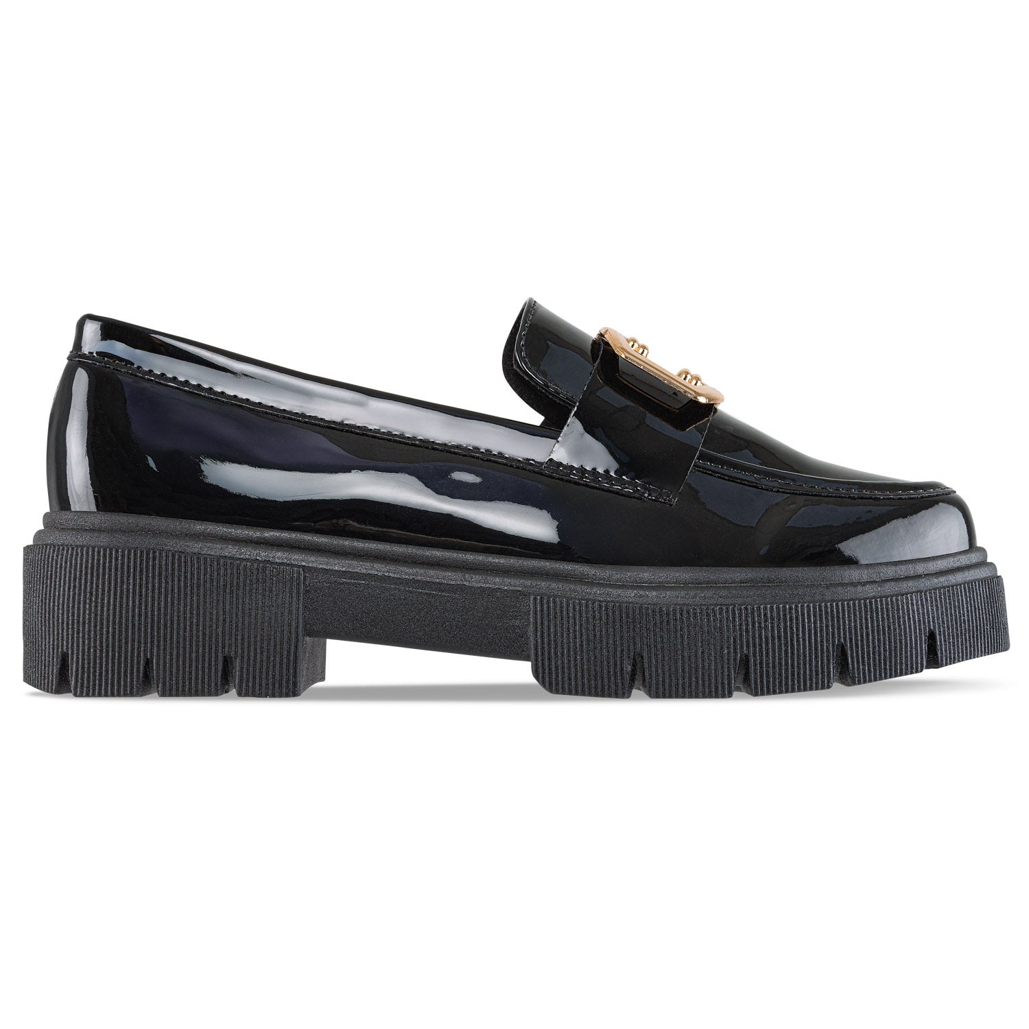 Mocasines Yustin Negro Croydon para Mujer