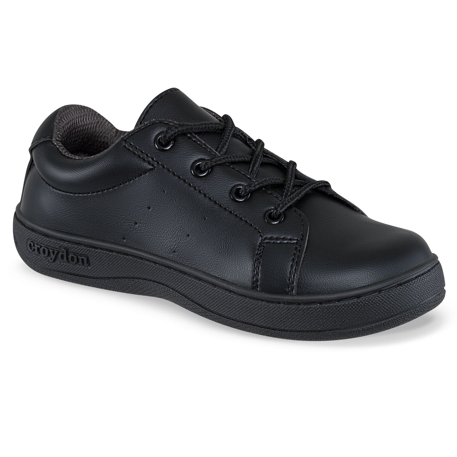 Zapatos Colegio Slash Negro Croydon para Niño y Niña