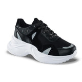 Tenis Urbanos Kornny Negro Croydon para Mujer