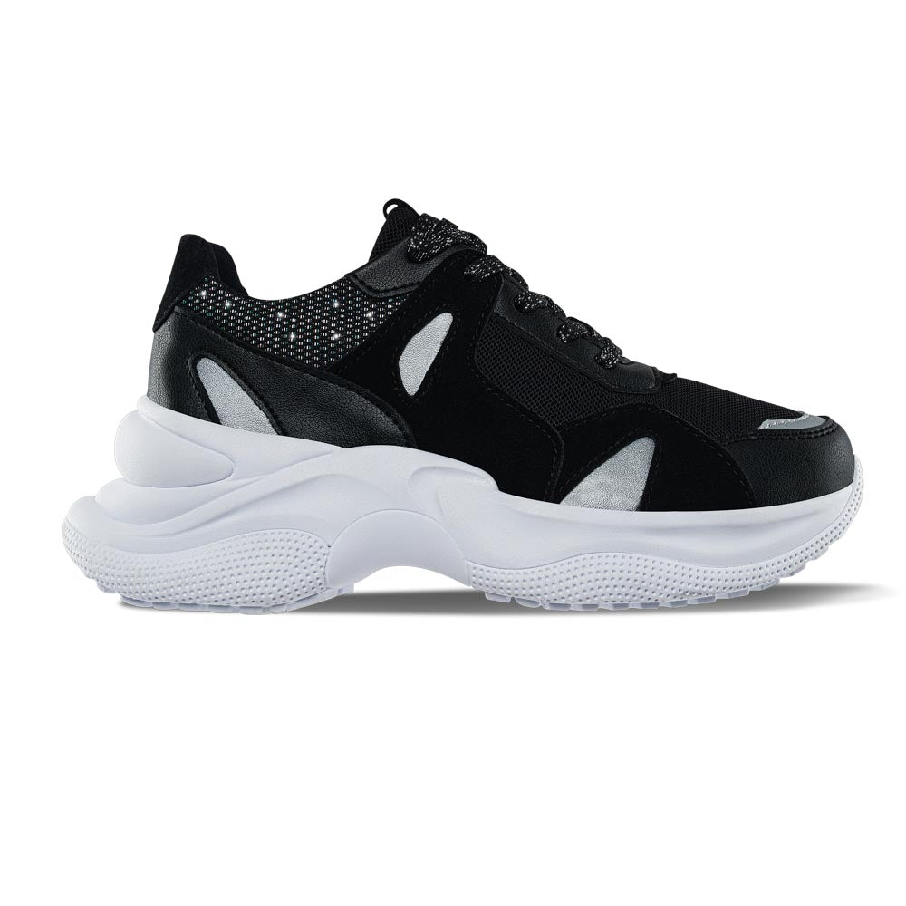 Tenis Urbanos Kornny Negro Croydon para Mujer