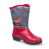 Botas Lluvia Cars Zayd Rojo-Negro Disney para Niño