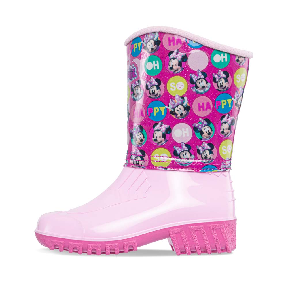 Botas Lluvia Minnie Zoraida Rosa-Fucsia Disney para Niña