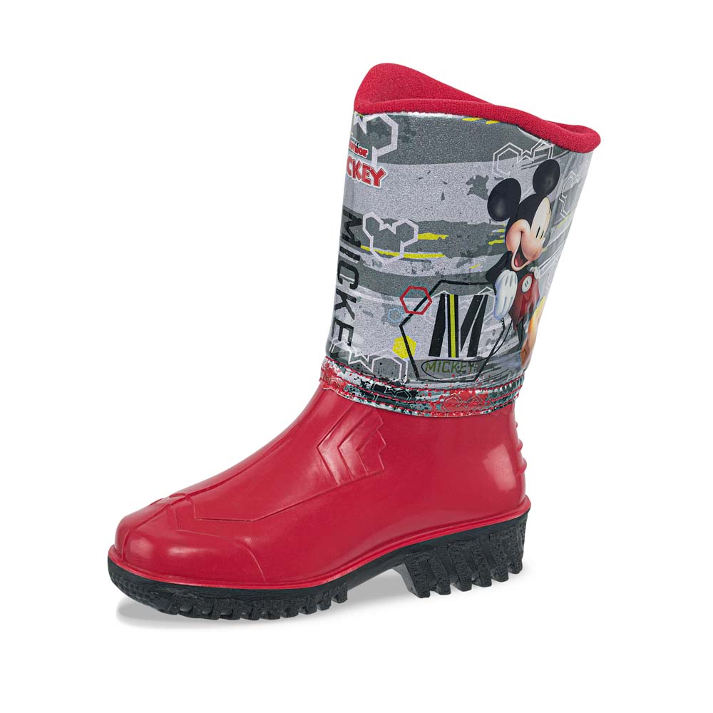 Botas Mickey Remei Rojo-Negro Disney para Niño