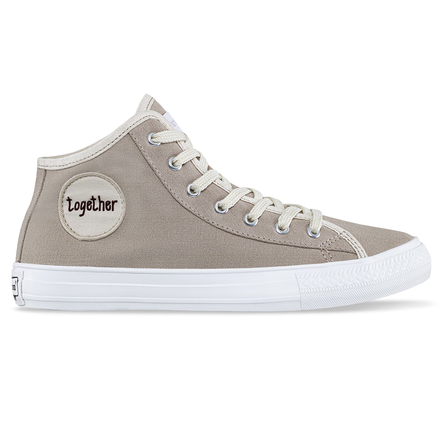 Botines Dorete Alto Beige Croydon para Niña