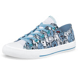 Tenis Casuales Lumale Bajo Azul Croydon para Niña