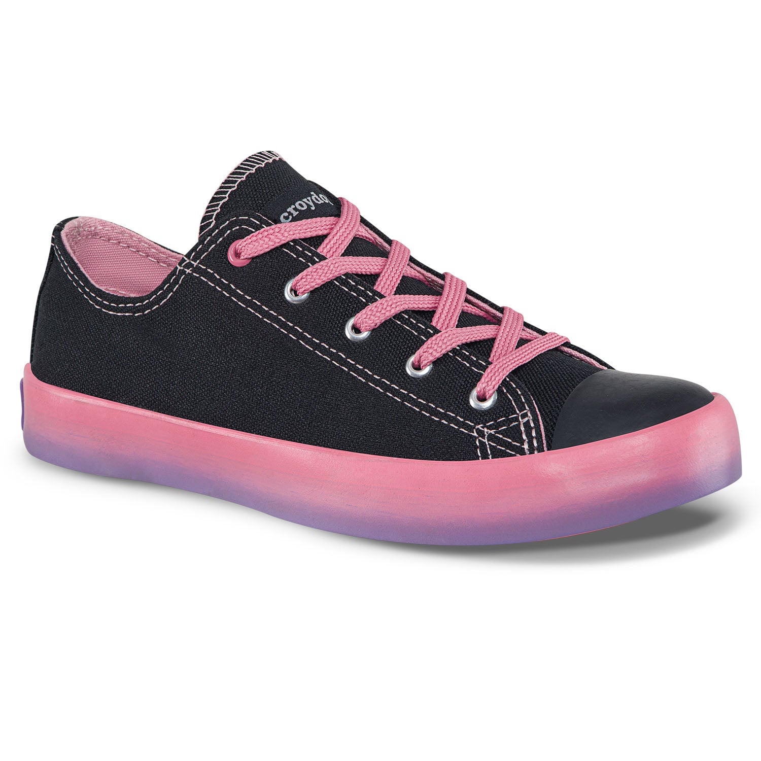 Tenis Casuales Hoss Bajo Negro Croydon para Niña