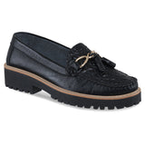 Mocasines Chela Negro Croydon para Mujer