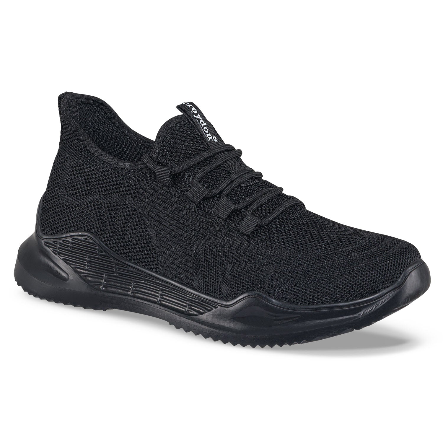 Tenis Running Urtox Negro-Negro Croydon para Hombre