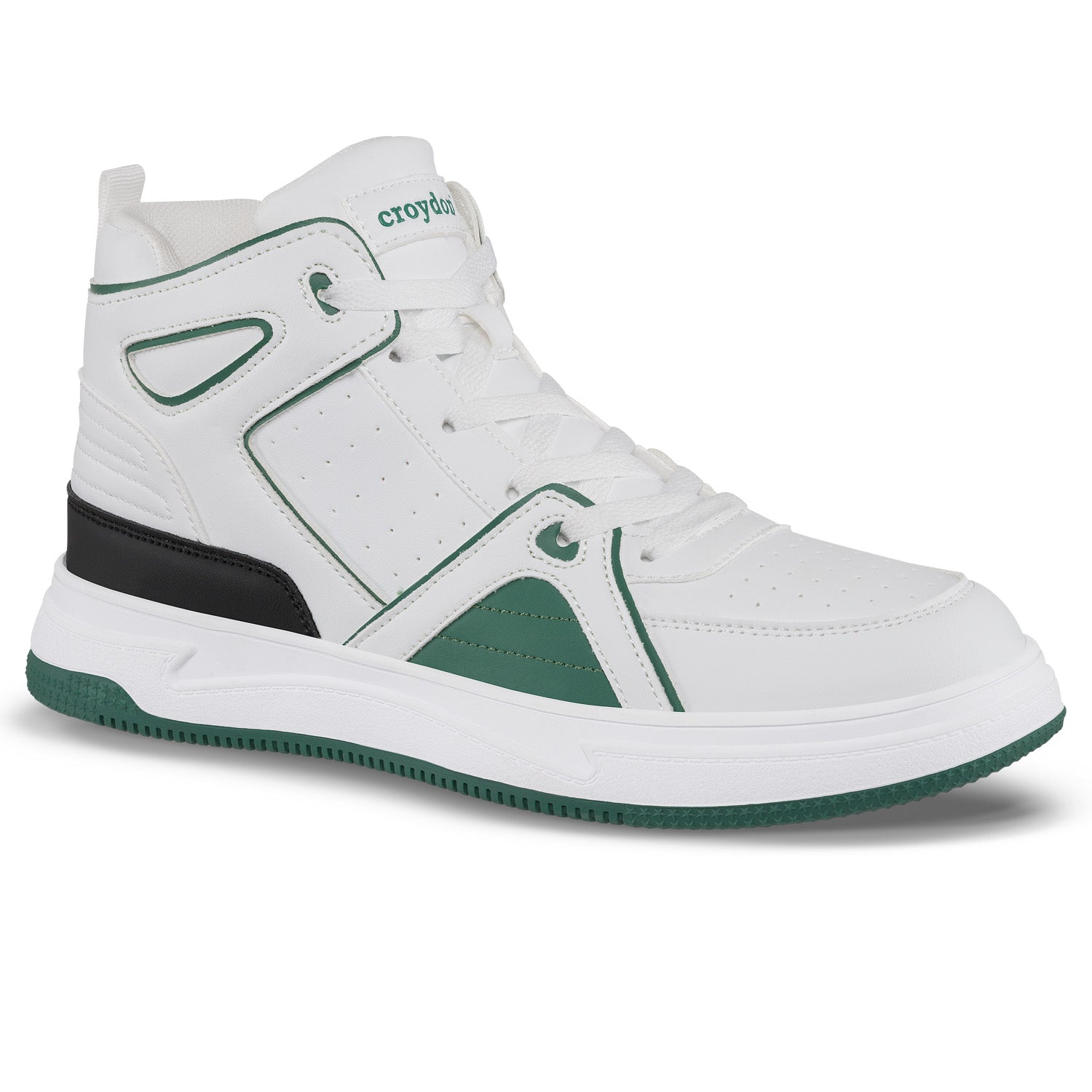 Tenis Urbanos Ganter Blanco-Verde Croydon para Hombre