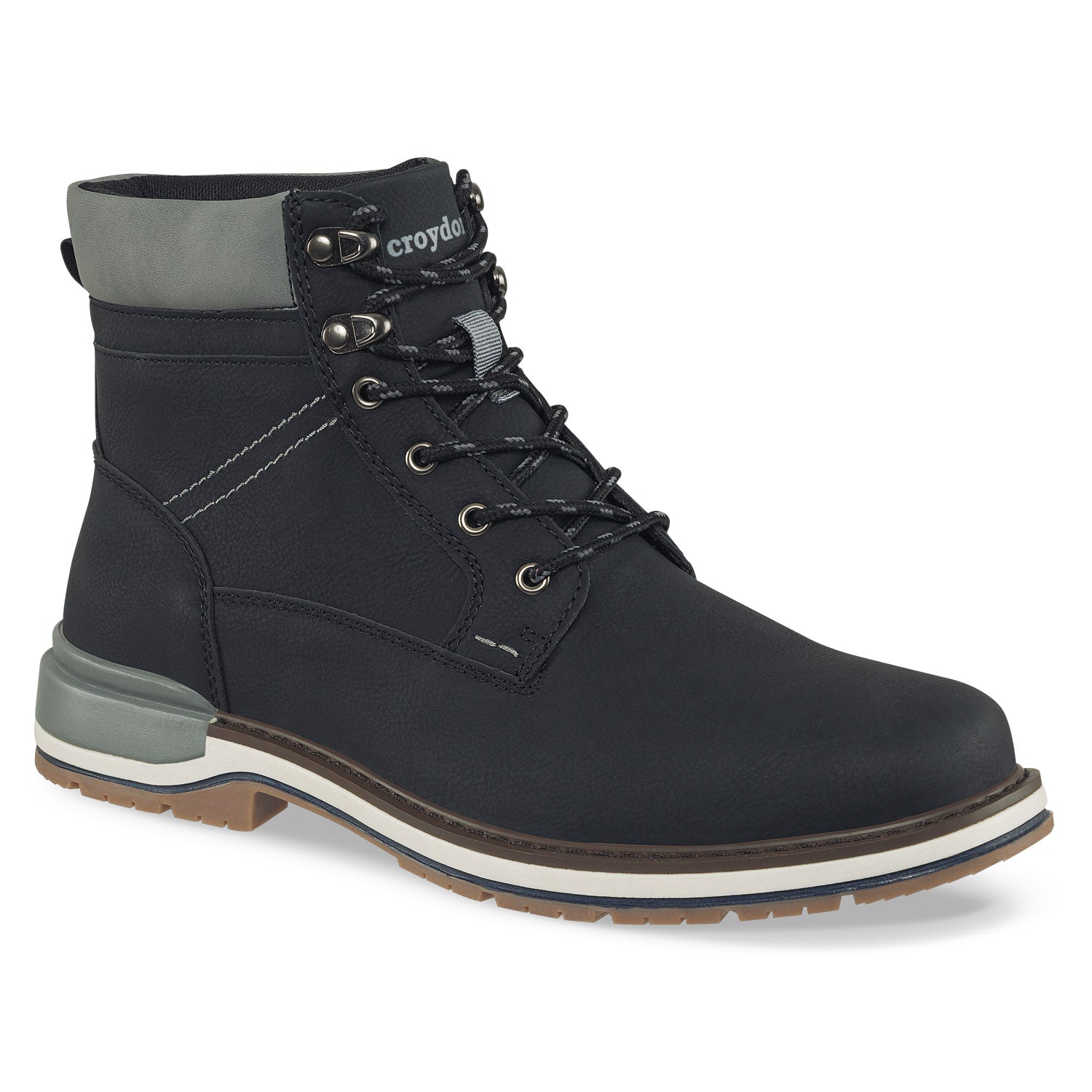 Botas Casuales Badao Negro Croydon para Hombre