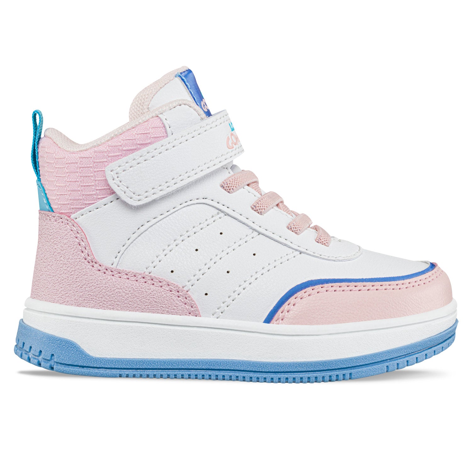 Botas Candito Blanco-Rosa Los Gomosos para Niña