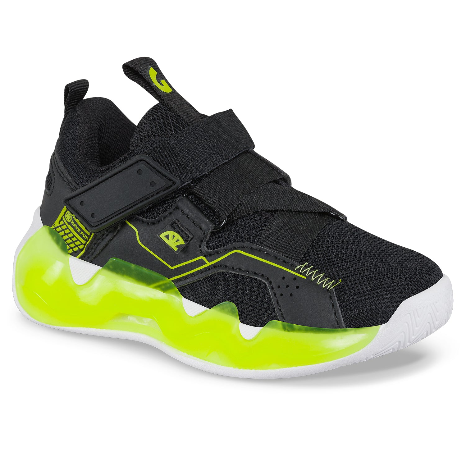 Tenis Urbanos Frelia Negro Los Gomosos para Niño