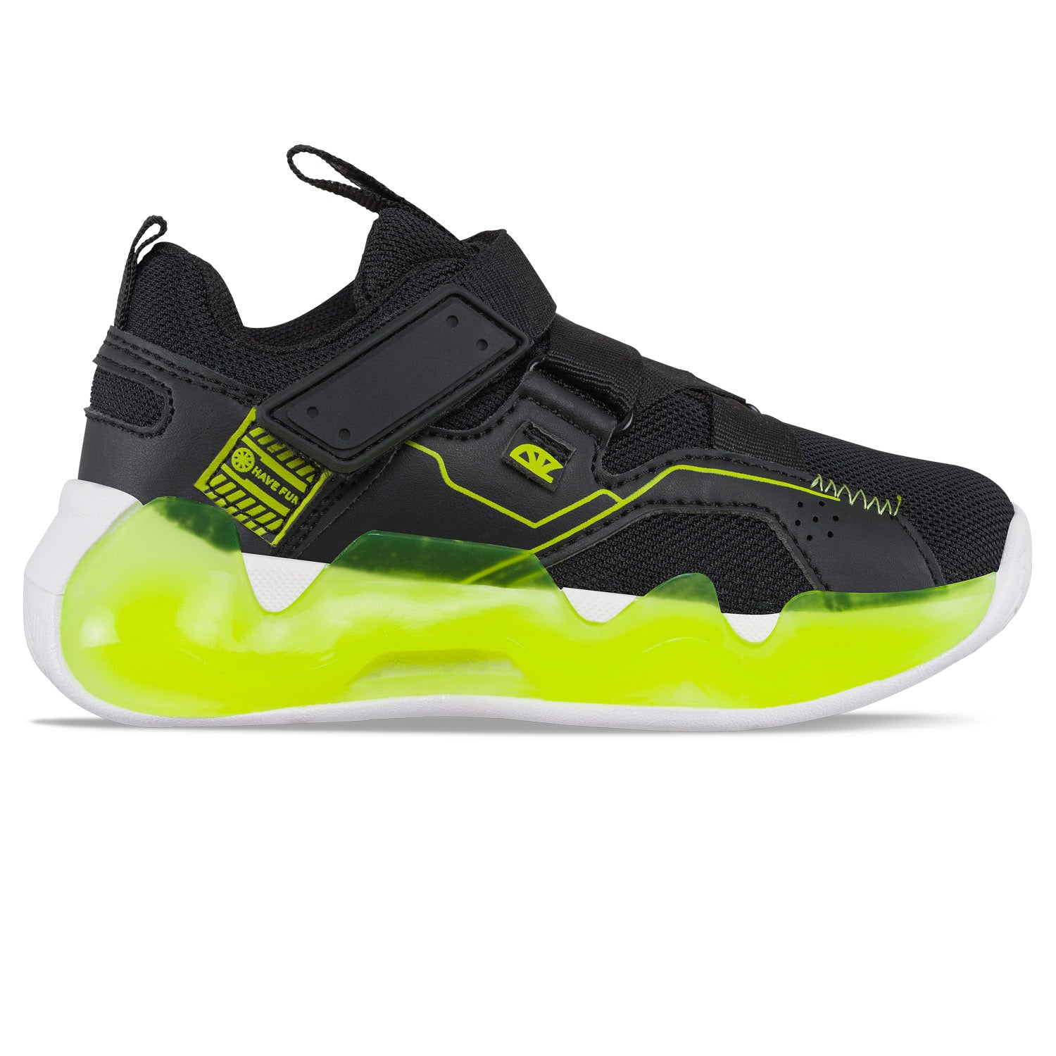 Tenis Urbanos Frelia Negro Los Gomosos para Niño