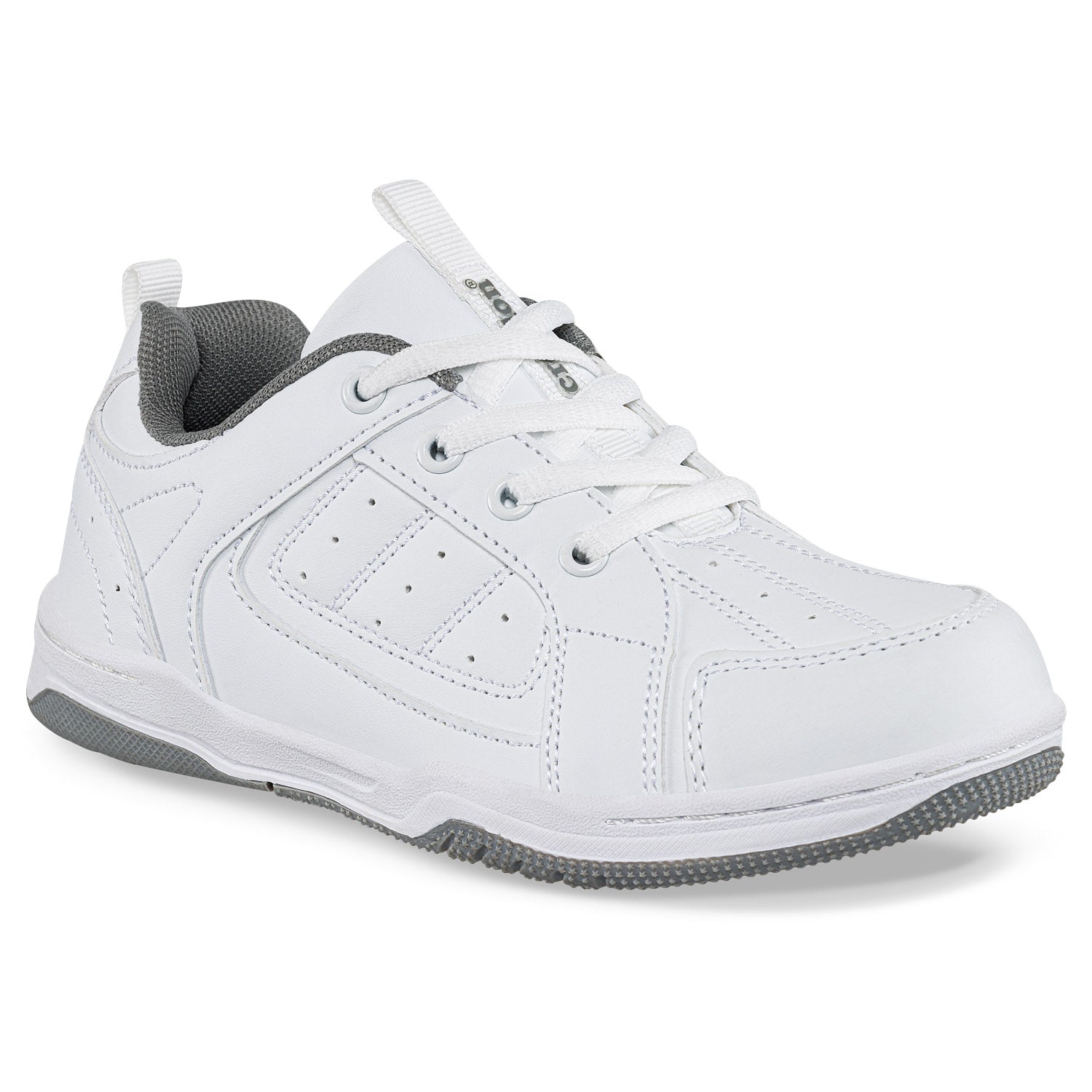 Tenis Colegio Leine C Blanco-Gris Croydon para Niño y Niña