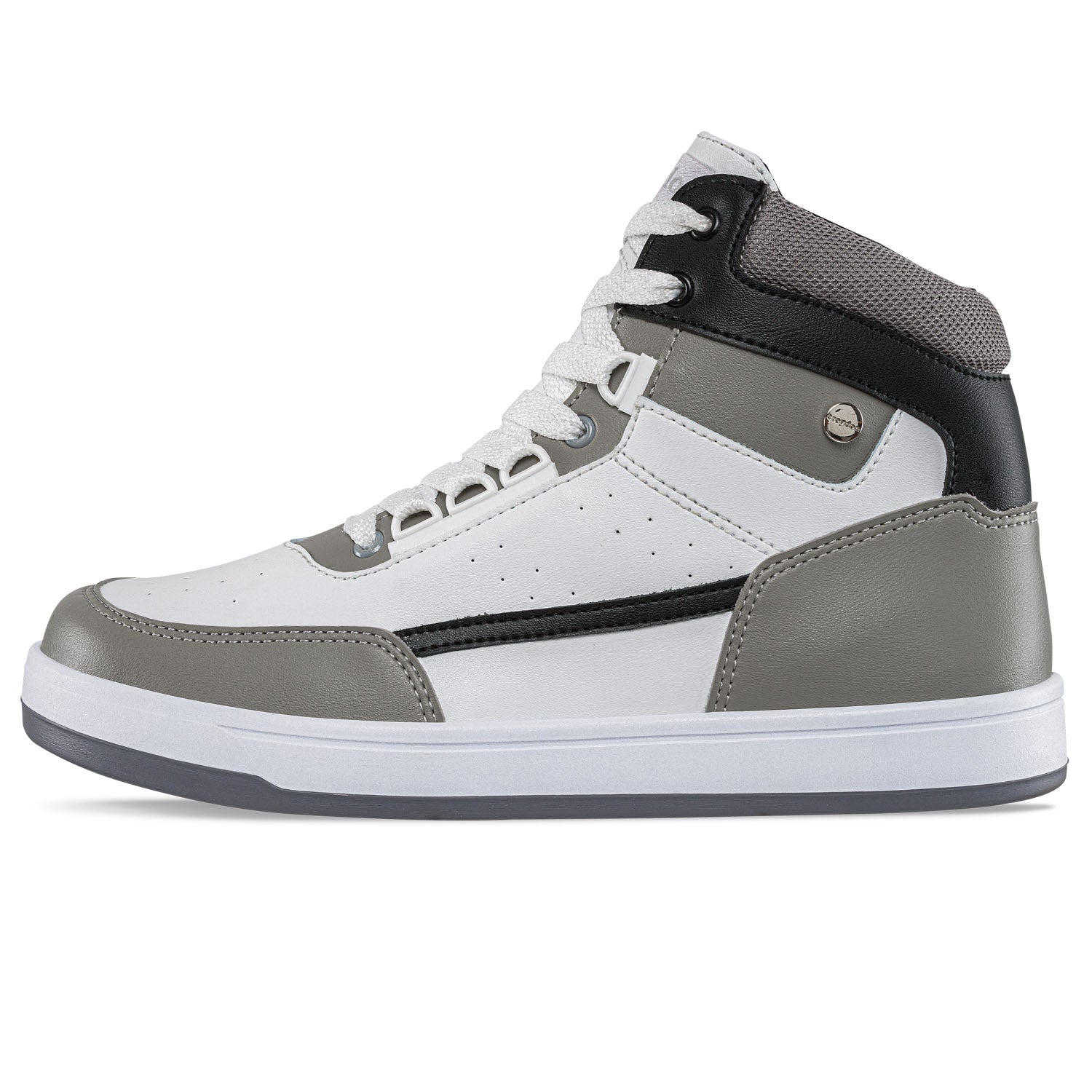 Tenis Urbanos Saitama Blanco-Gris Croydon para Hombre