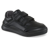 Tenis Colegio Roblo Velcro Negro Croydon para Niño y Niña