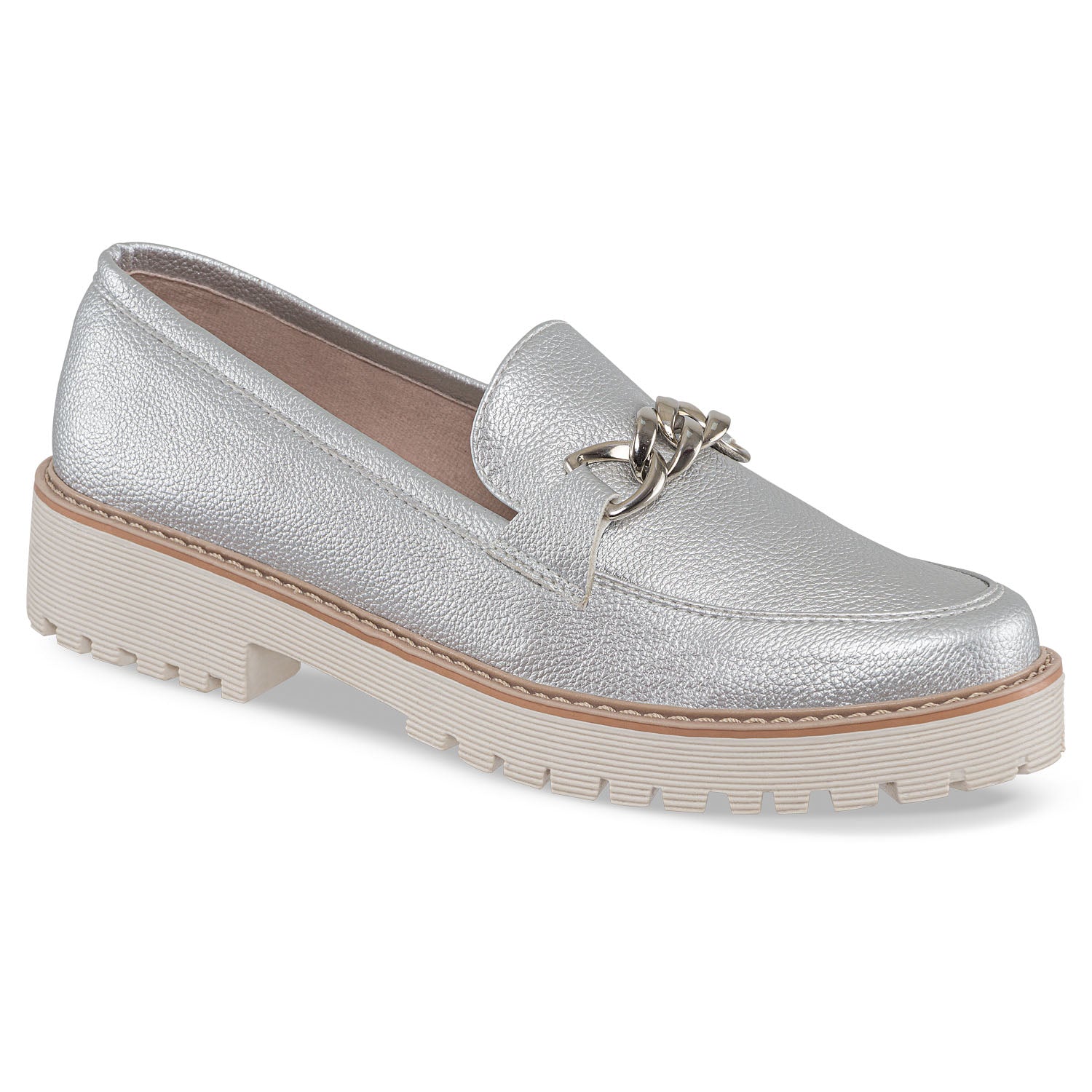 Mocasines Defne Plata Croydon para Mujer