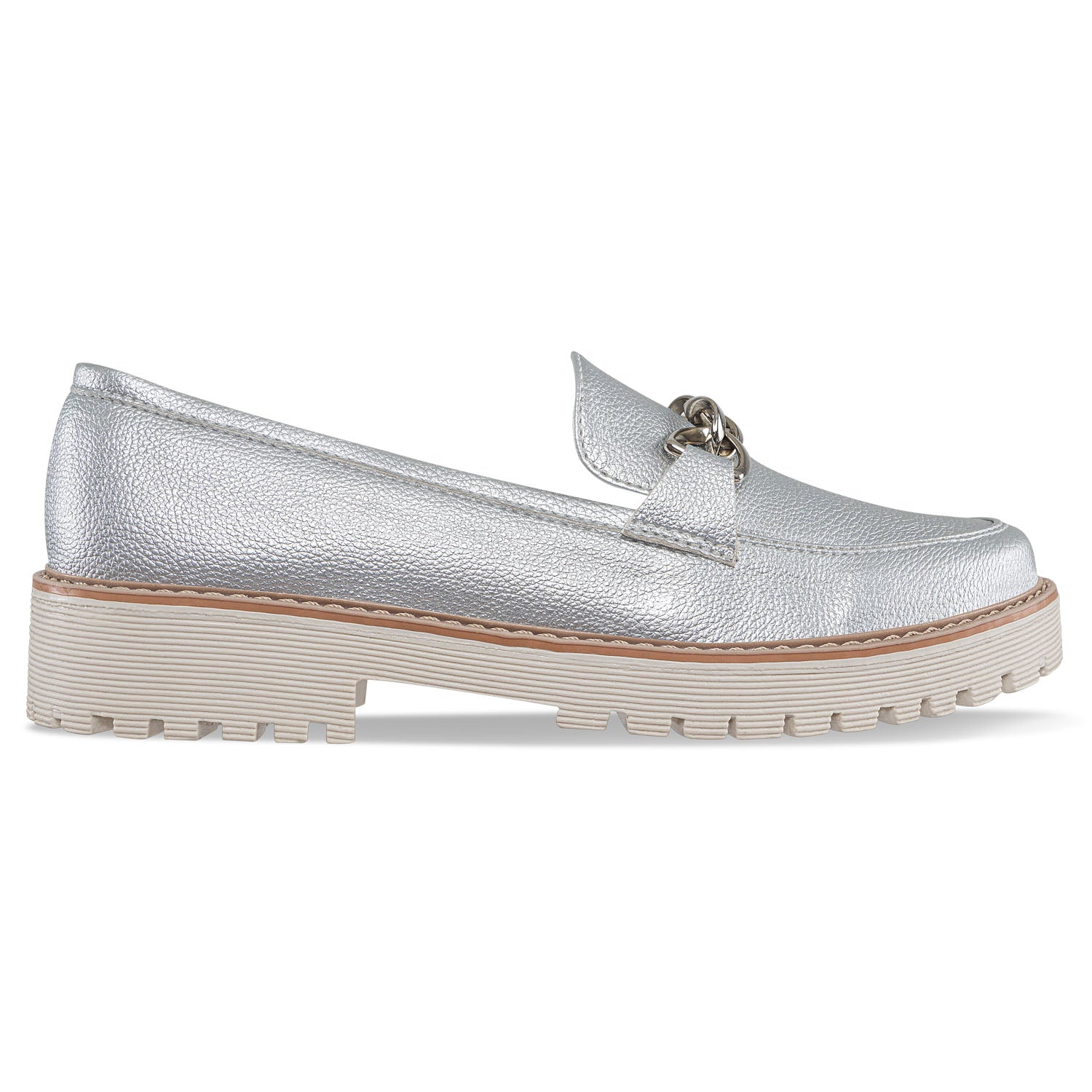 Mocasines Defne Plata Croydon para Mujer