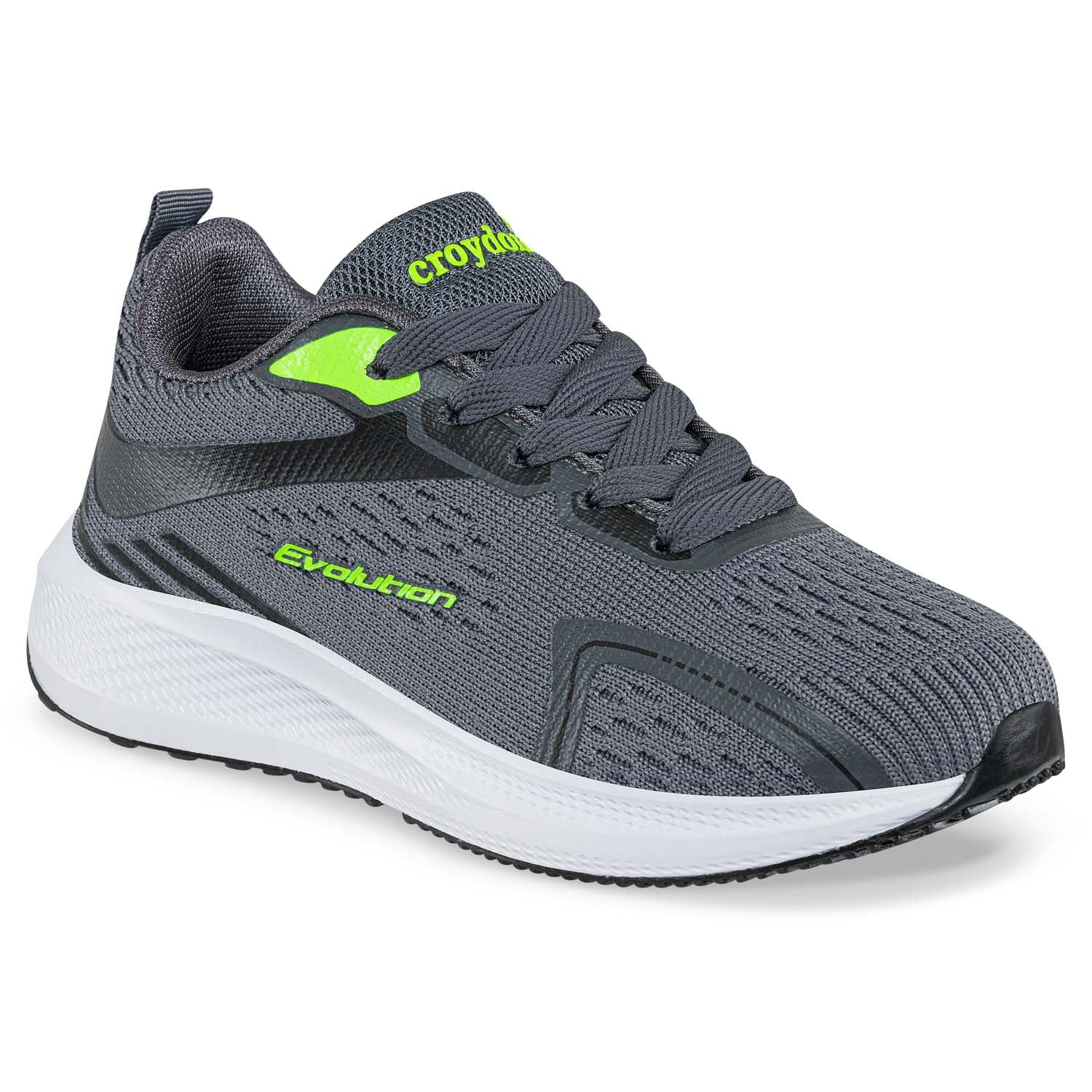 Tenis Running Quat Gris Osc Croydon para Niño