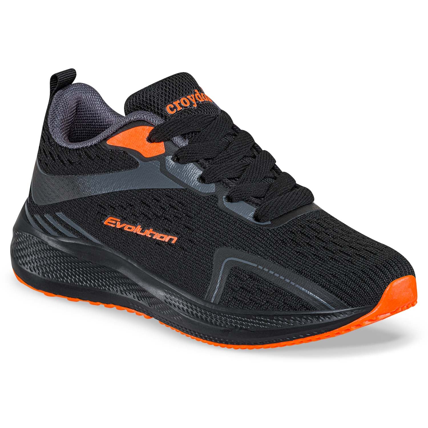 Tenis Running Quat Negro Croydon para Niño