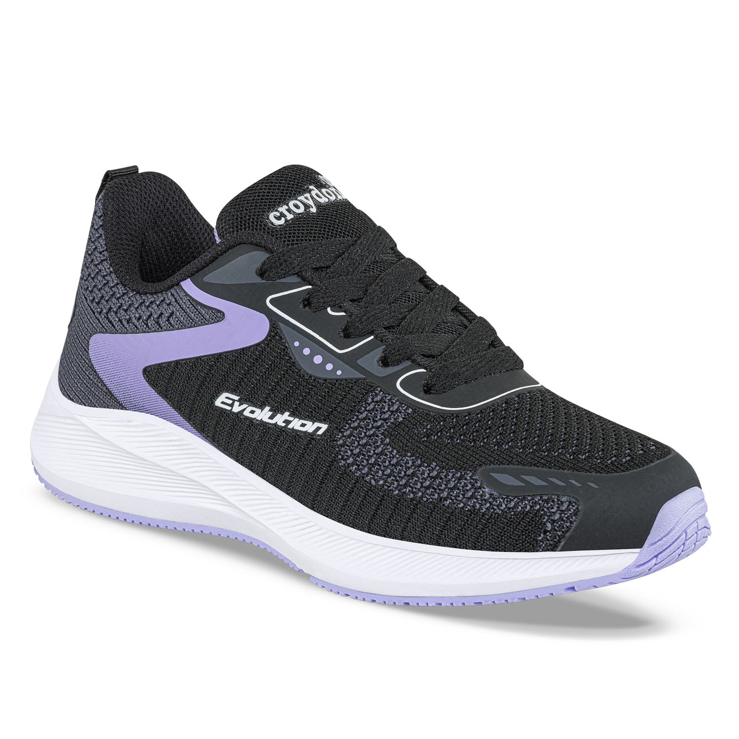 Tenis Running Siron Negro Croydon para Niña