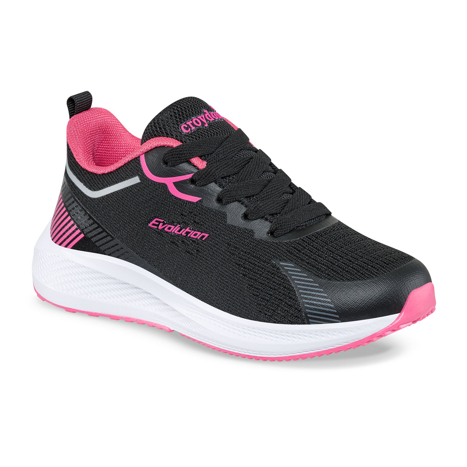 Tenis Running Tarol Negro Croydon para Niña