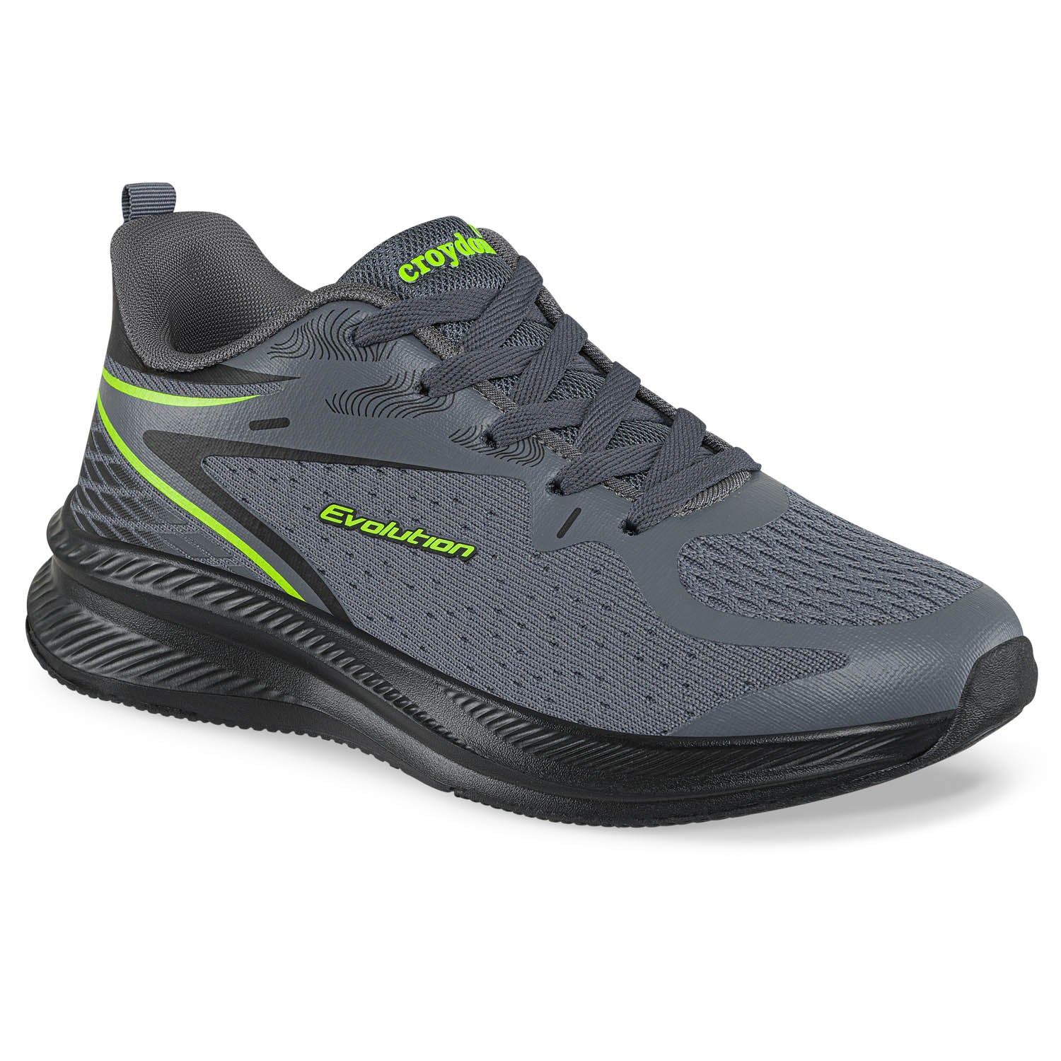 Tenis Running Zada Gris Osc Croydon para Hombre