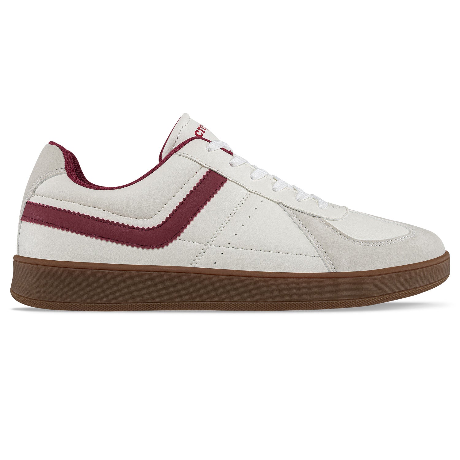 Tenis Casuales Pinal Blanco-Vino Croydon para Hombre