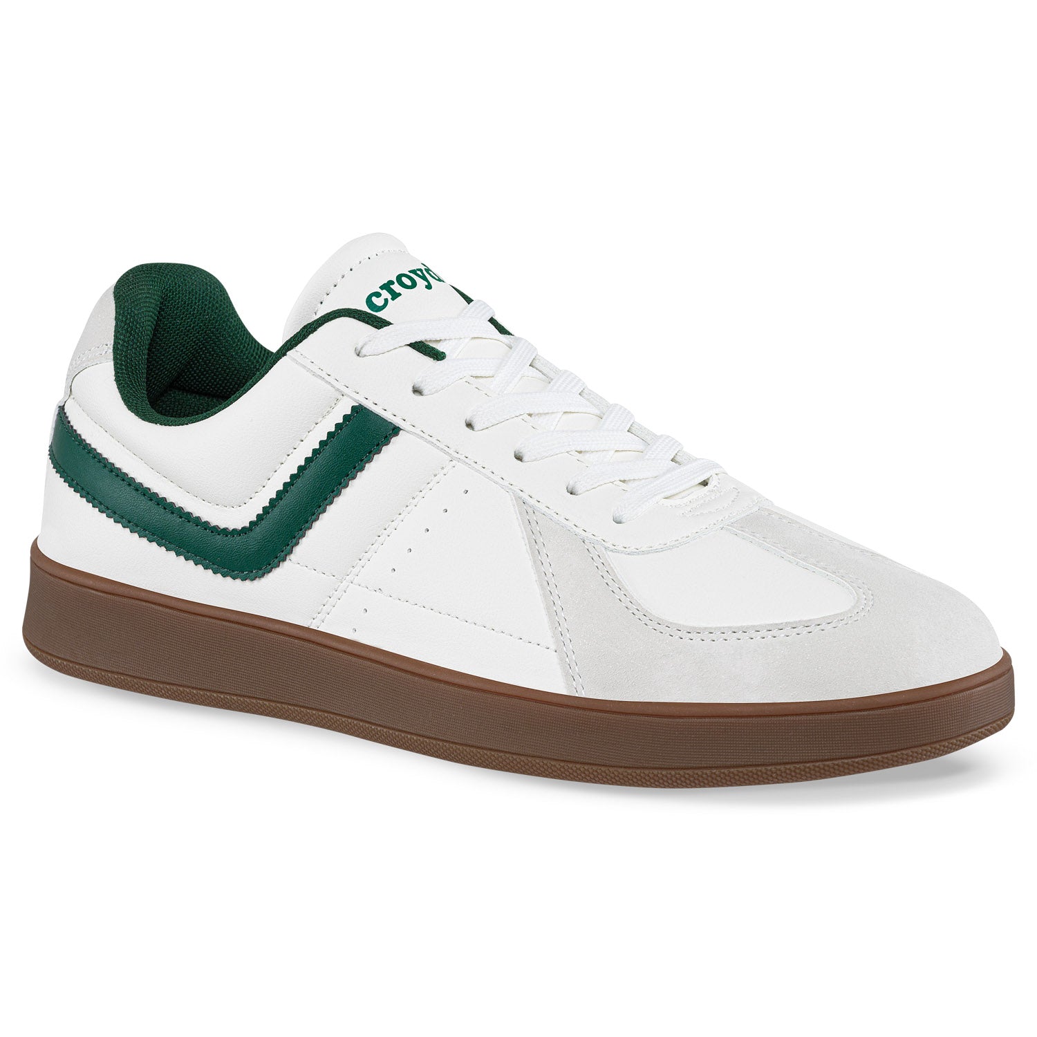 Tenis Casuales Pinal Blanco-Verde Croydon para Hombre
