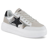 Tenis Tidal Blanco-Plata Croydon para Mujer
