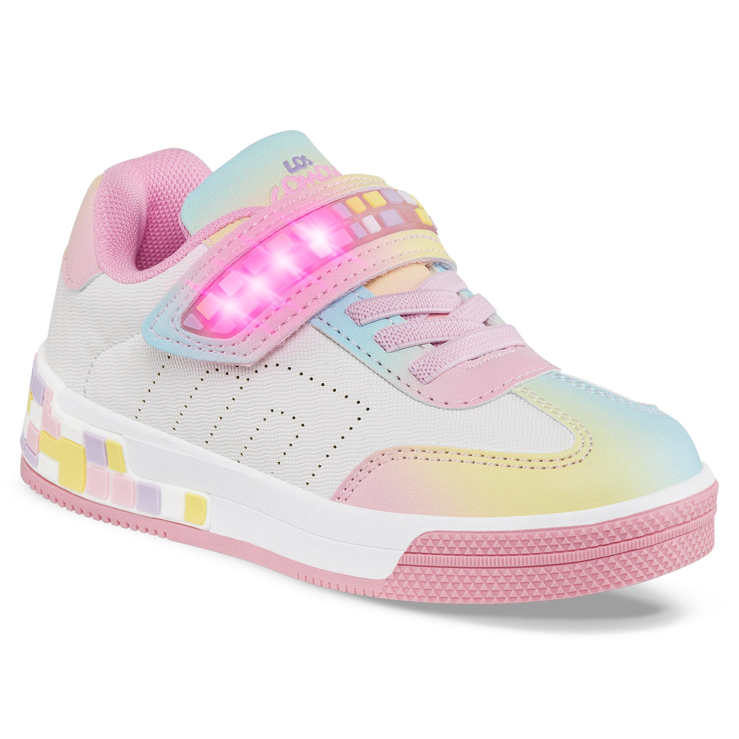 Tenis Luces Perenne Rosa Los Gomosos para Niña
