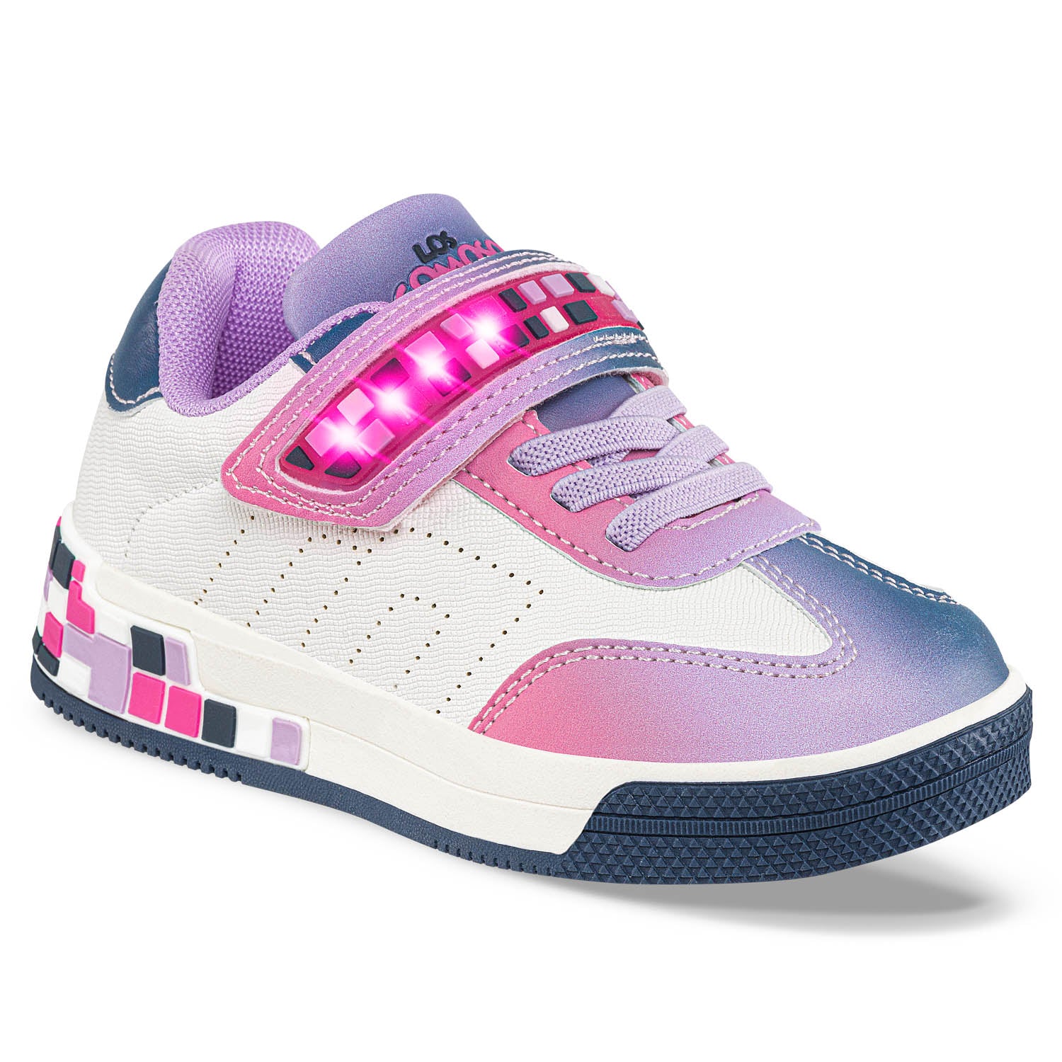 Tenis Luces Perenne Fucsia Los Gomosos para Niña