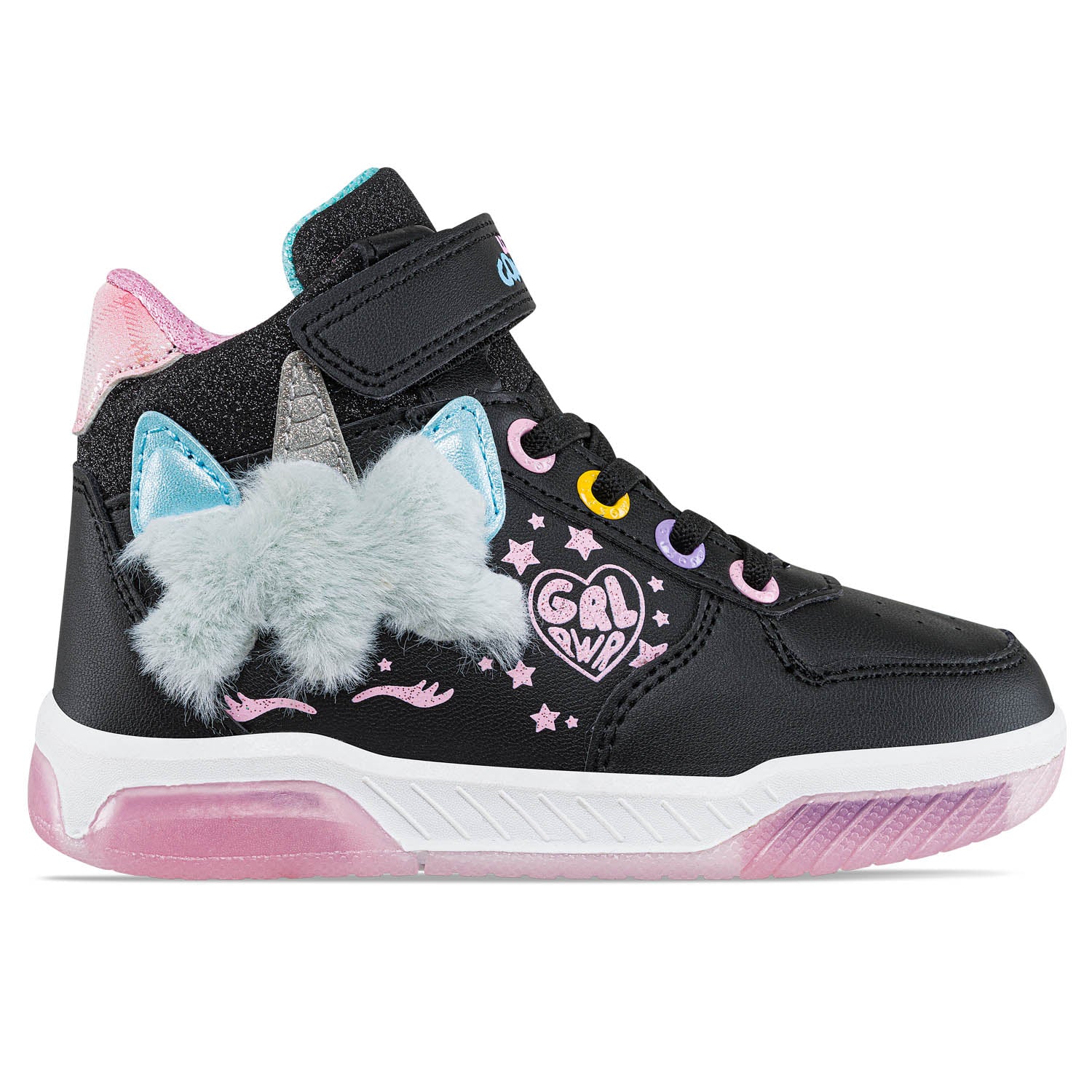 Tenis Luces Konno Negro Los Gomosos para Niña