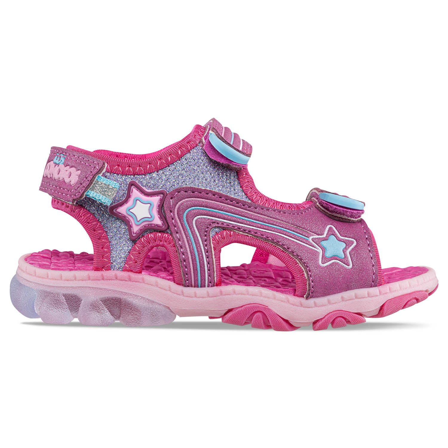 Sandalias Snor Fucsia Los Gomosos para Niña