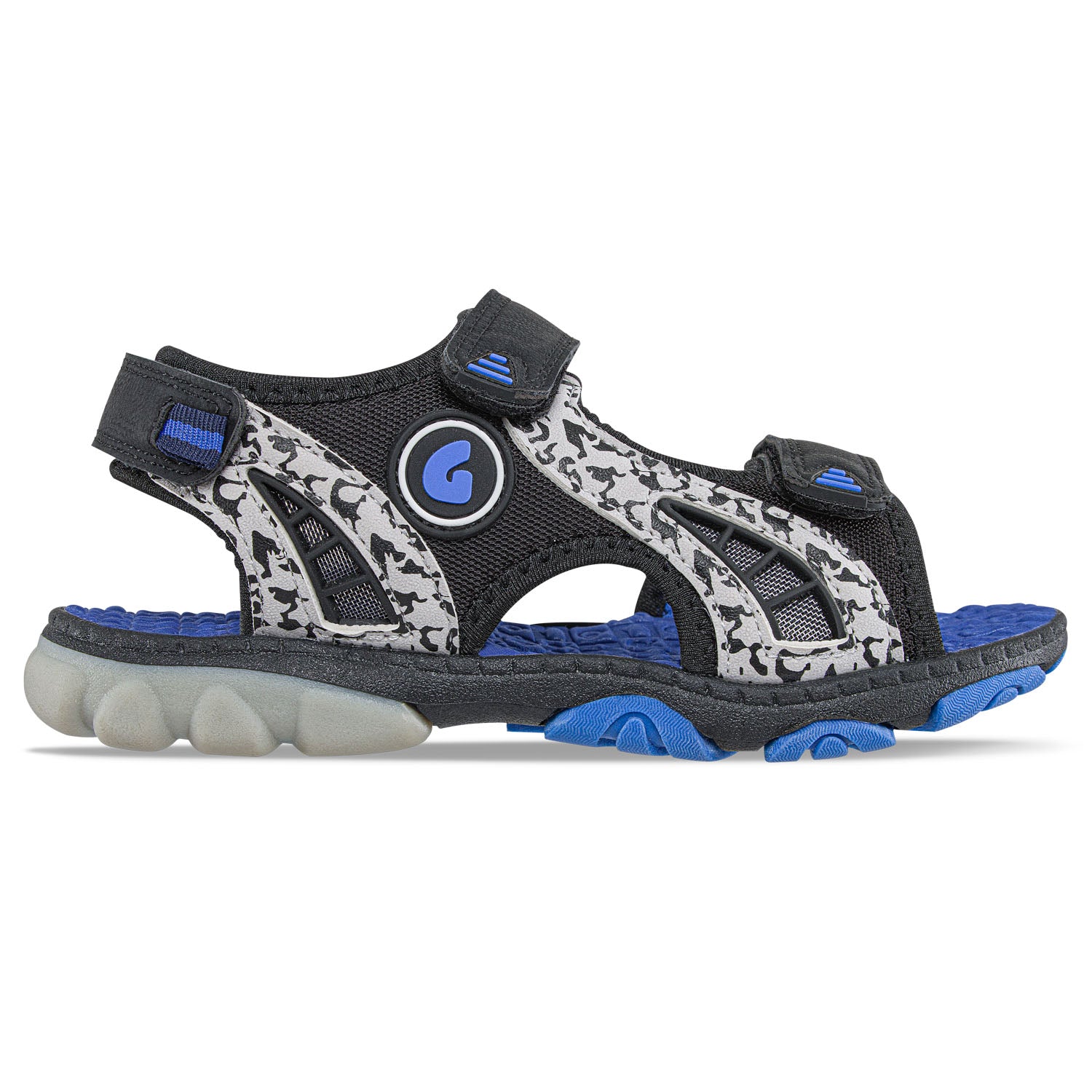 Sandalias Plum Negro Los Gomosos para Niño