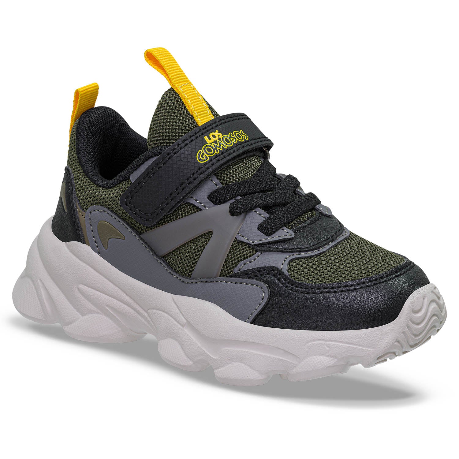 Tenis Urbanos Lumar Negro-Verde Los Gomosos para Niño