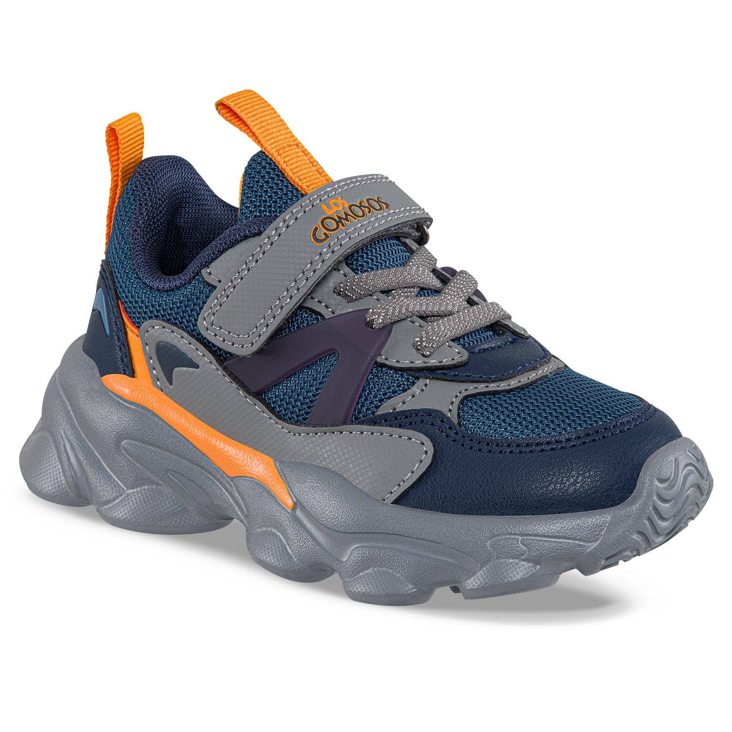 Tenis Urbanos Lumar Azul O-Gris Los Gomosos para Niño