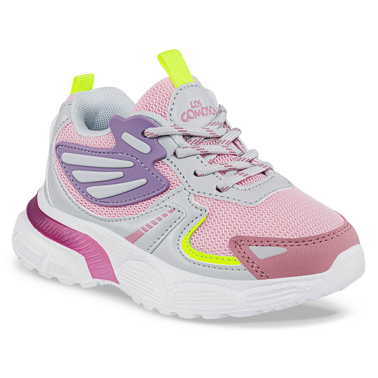 Tenis Urbanos Nupis Rosa-Gris Los Gomosos para Niña