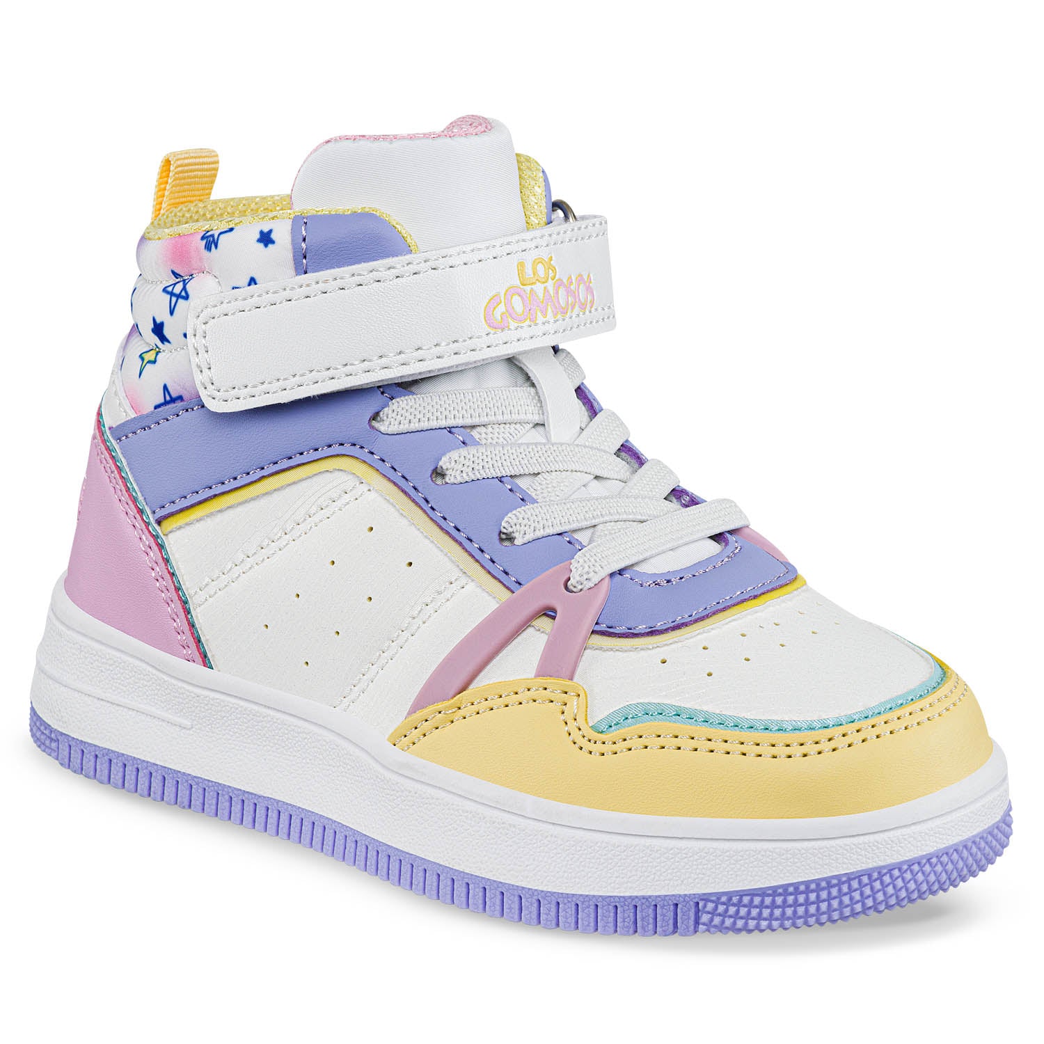 Tenis Urbanos Reffor Blanco-Lila Los Gomosos para Niña